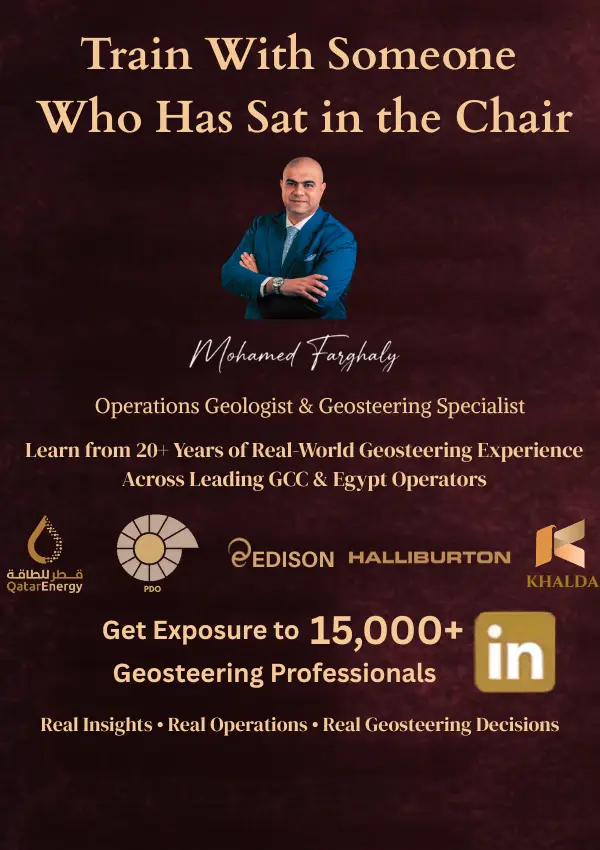 Mohamed Farghaly - Operations Geologist & Geosteering Specialist | Train With Someone Who Has Sat in the Chair